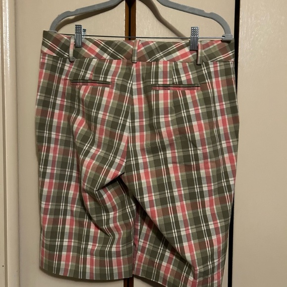PerSeption Concept Pastel Plaid Shorts - Picture 2 of 3
